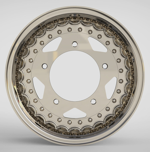 วงล้อ5 convo Pro แบบกว้างตัดเป็นรูปดาวสำหรับรถโบราณล้อ5X205 - Product Image 3