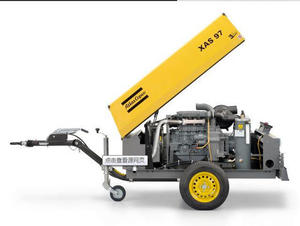 Compressore d'Aria Portatile Diesel Atlas Copco XA XAS a Basso Rumore, Compressore a Vite 12 Bar per Cantieri Edili - Product Image 1