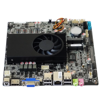 Motherboard ITX Mini Tiongkok QM6600-UA prosesor Cpu 2th dan 3th Gen Core I3 I5 I7 dengan ram Ddr3 8GB untuk papan industri