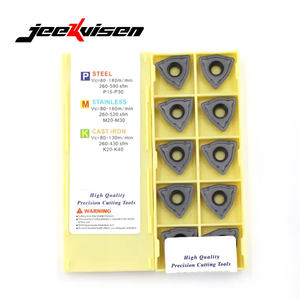 Inserto de broca JEEKVISEN WCMT080412-SF JA115P para herramienta de torno CNC, mecanizado de torneado, carburo de tungsteno - Product Image 5