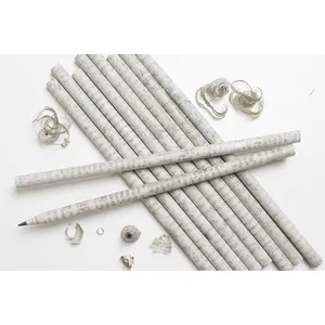 factory cheap high quality recycled eco friendly newspaper pencils 30 pcs set pencils made from news paper