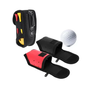 皮带携带方便氯丁橡胶袖袋运动高尔夫球清洁袋高尔夫球座袋