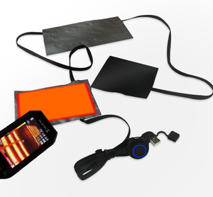 Bantalan Pemanas Nanotube Karbon Tegangan Rendah 5V Bantalan Pemanas Listrik Set Pemanas Pakaian Tiga-dalam-Satu Grosir - Product Image 4