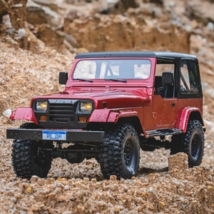 Pour voiture RC ROCHOBBY, échelle 1/10, Mashigan Rock Crawler 4WD, modèle de jouet tout-terrain imperméable, portes rigides en métal, 2 canaux - Product Image 2