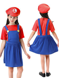 Disfraces <span class=keywords><strong>de</strong></span> fiesta <span class=keywords><strong>de</strong></span> puesta en escena Niños y niñas <span class=keywords><strong>Bros</strong></span> Luigi Cosplay Niños Halloween Carnaval - Product Image 4