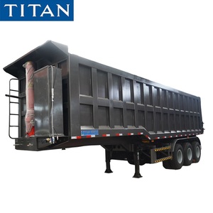 Sử Dụng Rộng Rãi Bên Xe Tải Trailer / Tri Trục Xe Tải Tự Đổ Trailer - Product Image 2