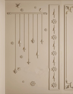 Moulures murales plates en PU, ornements en mousse PU, accessoires pour plafond et mur - Product Image 3