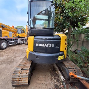 Mini-excavatrice sur chenilles KOMATSU PC55 MR d'occasion de haute qualité, 5,5 tonnes, queue courte, compacte, à vendre - Product Image 3