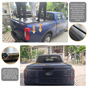 <span class=keywords><strong>Venta</strong></span> Directa de Fábrica: Cubierta Enrollable de Aleación de Aluminio para Caja de <span class=keywords><strong>Camioneta</strong></span> <span class=keywords><strong>Hilux</strong></span> F150 - Product Image 4