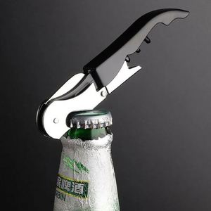 Multifunctional <b>Wine</b> Beer Corkscrew Bottle Opener Electroplated Shrimp Head Handle Powder Stainless Steel Black Wire Manual Bar - Product Image 3