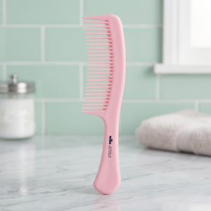 Muestra Gratuita, Venta al por Mayor, Peine para Cabello Estilo Widex 1724 con Logotipo Personalizado, Peine para Desenredar el Cabello, Resistente al Calor, de Plástico Grande - Product Image 3