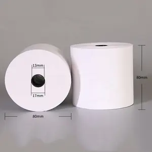 Papel térmico do fabricante do papel 80x80 térmico para o rolo do papel térmico do recibo de POS/ATM