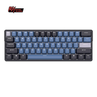 Royal Kludge Rk61 Plus 60% Keyboard Gaming Nirkabel Keycaps Kustom Rgb Backlit Mini Keyboard Mekanik Diy Hot Swap Teclado Gamer