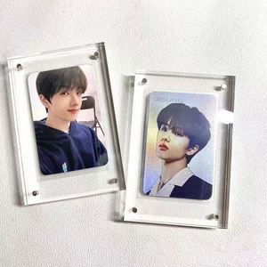 Cadre photo magnétique transparent en acrylique haute définition de haute qualité pour affichage de cartes photo sur bureau - Product Image 5