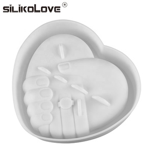 Lãng mạn handmade tim Mousse khuôn mẫu cho ngày Valentine cấp thực phẩm Silicone khuôn bánh - Product Image 4