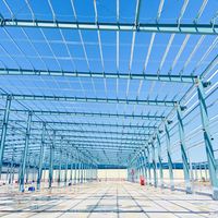 Atelier/entrepôt à structure en acier anti-poussière, conception compacte pour garder l'espace intérieur propre
