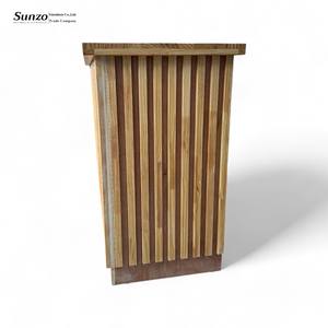 Mesa de Bar plegable de madera duradera moderna para alquiler de eventos de sala de estar de hotel-diseño único para cualquier ocasión - Product Image 5