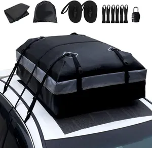 21 Cubic Feet New Design Waterproof Big Capacity Heavy Duty Rooftop Cargo Carrier Bag With Anti-Slip Mat