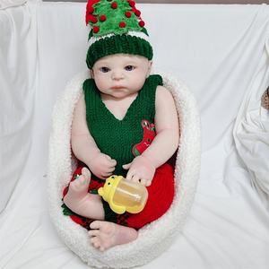 0-3M Real Like Baby Size manufacturer Custom Soft Girls Full Body Silicone <span class=keywords><strong>Chucky</strong></span> Reborn Baby Doll Baby Doll - Product Image 3