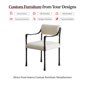 <span class=keywords><strong>Taburete</strong></span> de tocador <span class=keywords><strong>minimalista</strong></span> personalizable con estructura metálica y tapizado en tela, de <span class=keywords><strong>diseño</strong></span> para clubes, villas, vestíbulos de hoteles, salas de estar y dormitorios. - Product Image 6