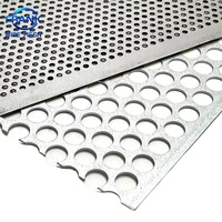 Tôle perforée en acier inoxydable à trous ronds, plaque filtrante en métal poinçonnée pour le criblage des grains et la filtration des liquides