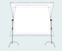 Nouvelle vente 2*2.5M équipement de studio Photo Studio Softbox écran carte accessoires kit d'éclairage pour Magic Leg C Light Stand