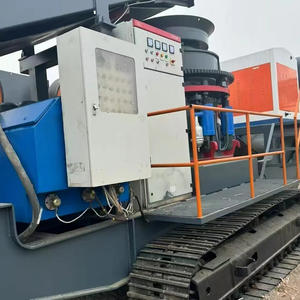 Unité de concassage et de criblage mobile sur chenilles 200 TPH avec concasseur à cône pour pierre et roche, prix usine, par Copper Production - Product Image 6