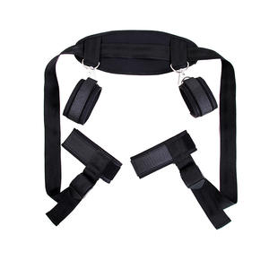 Menottes pour femmes, attaches pour le cou et les chevilles, jouet SM étanche pour jeu ouvert des jambes, dispositifs de bondage, sangles de soumission pour lit, jeux pour adultes, produits sexuels - Product Image 2