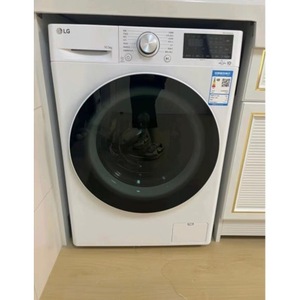 Lavadora de Carga Frontal LG 10.5 kg Inverter DD, Carcasa Blanca de Plástico, Tina Única, Drenaje por Gravedad, Independiente, Eléctrica - Product Image 1