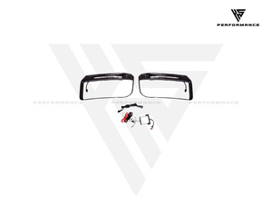 Copertura Fendinebbia in Fibra di Carbonio Stile <span class=keywords><strong>R</strong></span> B900 con Luce LED per Mercedes Benz Classe <span class=keywords><strong>G</strong></span> W464 G63 AMG G500 2019-2024 - Product Image 3