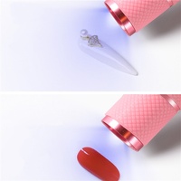Lampe torche LED Portable à polymérisation UV, en alliage d'aluminium, pour sèche-ongles Gel