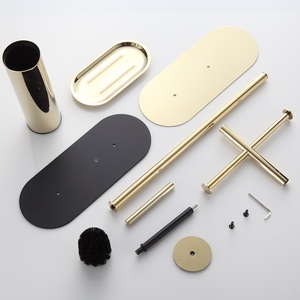 Combo Stainless Steel <strong>Toilet</strong> <strong>Paper</strong> <strong>Holder</strong> <strong>Stand</strong> With <strong>Toilet</strong> Brush Storage Top <strong>Holder</strong> - Product Image 5
