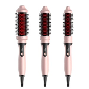 3-in-1 Electric Curling <b>Comb</b> PTC Heating LED Temperature Display Portable Hair Straightening Tool - Product Image 1