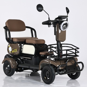 รถกอล์ฟไฟฟ้าคุณภาพสูง 600W 60V ระยะไกล 14 นิ้ว รถสามล้อไฟฟ้าสำหรับครอบครัว สกู๊ตเตอร์ไฟฟ้า 4 ล้อ - Product Image 3
