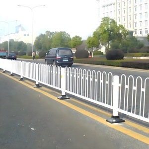 Steel Pipe Road Guardrail 80x80mm Square <strong>Post</strong> 16mm Steel Engineering <strong>Level</strong> Reflective Hot-Dip Galvanized for Long-Term Outdoor - Product Image 1