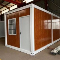 Casa Contenedor Móvil Ecológica, Ligera, Impermeable, Resistente al Fuego, Duradera, con Energía Solar, Prefabricada, Sala de Estar, Gimnasio