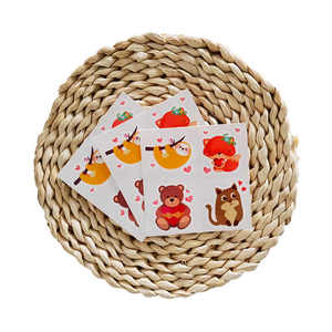 Día de San Valentín Animal Cute Little Birds Gatos Diseños de tatuajes Cuerpo de dibujos animados Tatuaje temporal Pegatinas Tatuajes para pareja - Product Image 3