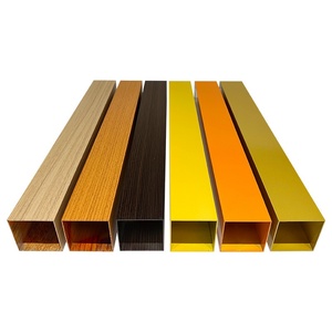 Tubes et tuyaux carrés/rectangulaires en alliage d'aluminium Honsun - Durables et anti-corrosion pour les applications en <span class=keywords><strong>appartement</strong></span>, villa, parc et au sol - Product Image 1