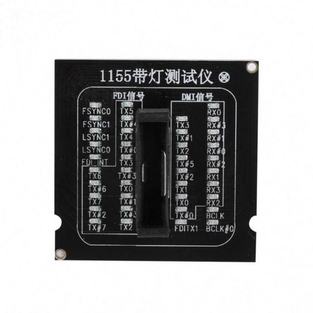 Desktop Motherboard CPU Tester Test Card with LED Light for 1155