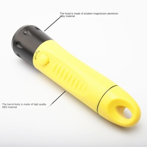 USB sạc mạnh mẽ màu vàng dẫn lặn Đèn pin tầm xa dưới nước chiếu sáng L2 đêm lặn ánh sáng không thấm nước ABS cơ thể IP67 - Product Image 3