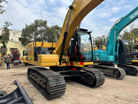 1. Excavatrice sur chenilles Caterpillar 320GC d'occasion, 20 tonnes, Cat 320 GC, pelle hydraulique à faible consommation de carburant pour travaux de construction