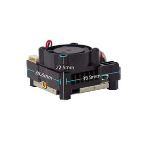 Skyzone VT5850 5W VTX de Doble Banda 4.9G/6.2G 49CH con Carcasa CNC, Ventilador, MMCX, <span class=keywords><strong>IRC</strong></span>, 9-36V, Transmisor de Video de Largo Alcance para Drones FPV de Ala Fija - Product Image 2