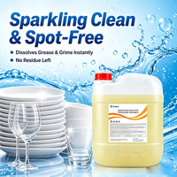 Détergent liquide pour lave-vaisselle écologique de qualité supérieure, en gros, 10L 20L, détergent pour lave-vaisselle automatique commercial