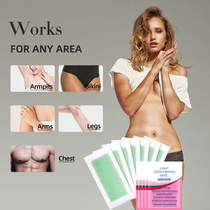 Marque privée oem Épilation rapide des corps et des jambes en une seconde bandes de cire 40ct en papier et lingettes 6ct pour le corps pour hommes et femmes - Product Image 3
