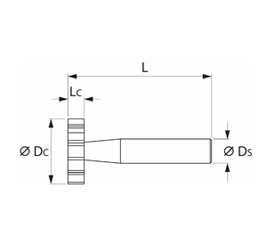 Fraises personnalisées ODM/OEM <span class=keywords><strong>Woodruff</strong></span> Key Slot pour fraiseuses CNC et manuelles - Product Image 4
