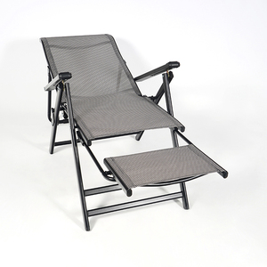 Oeytree-<span class=keywords><strong>Tumbona</strong></span> <span class=keywords><strong>plegable</strong></span> ajustable informal multifunción, silla reclinable para exteriores <span class=keywords><strong>con</strong></span> reposapiés - Product Image 3