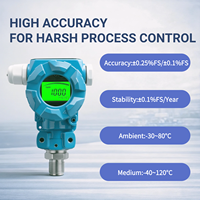 Hanke Explosion Proof Smart Pressure Sensor LCD Display 316L Stainless Steel Diaphragm 0.25% Accuracy IP67 Oil Gas 4-20mA Ex