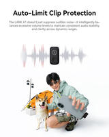 Microphone Sans Fil Cravate Hollyland LARK A1 Omnidirectionnel à Réduction de Bruit pour iPhone TikTok Vlogging Podcasts