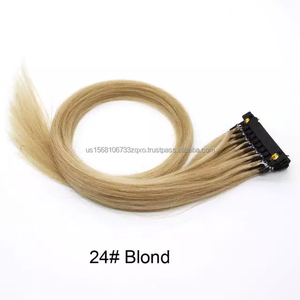 ผมต่อแบบ Double Drawn Virgin Remy 6D คุณภาพสูง เรียงเกล็ดผม สำหรับร้านเสริมสวยมืออาชีพ - Product Image 4