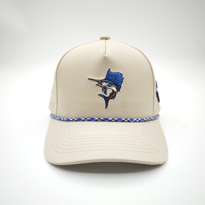 Casquette de golf unisexe personnalisée de haute qualité à 5 panneaux, visière incurvée, structurée, avec logo brodé 3D, fermeture snapback, motif léopard, style sportif, vente en gros - Product Image 2